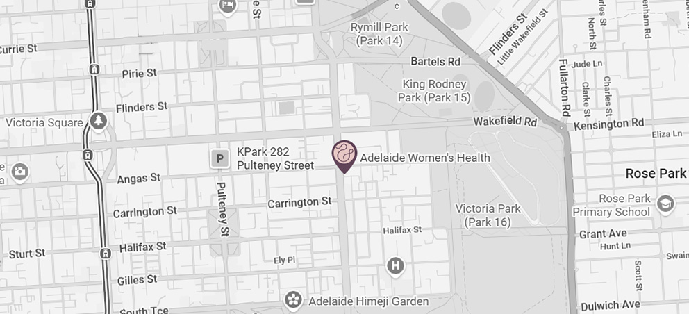 Map showing Dr Mandana Master's clinic location
